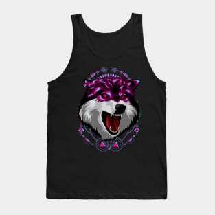 wolf oldschool Tank Top